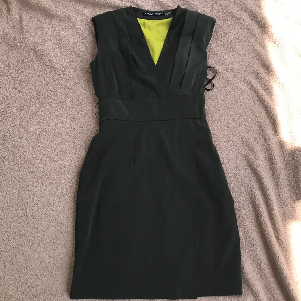 Marc New York faux wrap dress